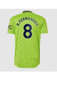 Manchester United Bruno Fernandes #8 Fotballdrakt Tredje Klær 2022-23 Korte ermer